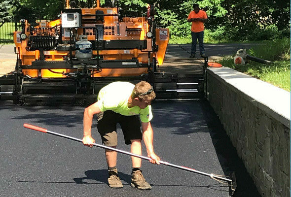 driveway paving in Orange CT.